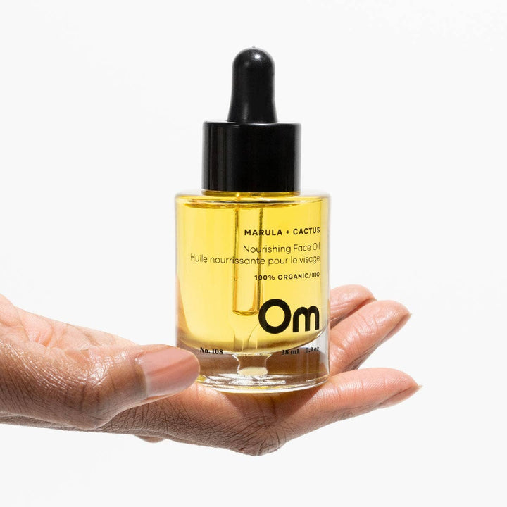OM ORGANICS - Marula + Cactus Nourishing Face Oil - Curated Joy | Natural Home