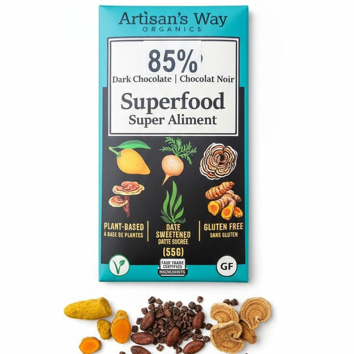 Organic Chocolate | Superfood | 85% | Vegan - Curated Joy | Natural Home