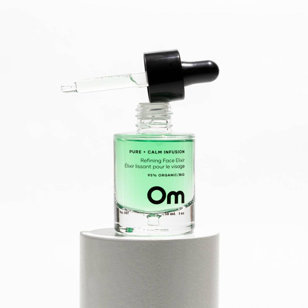 Pure + Calm Infusion Refining Face Elixir | Om Organics - Curated Joy | Natural Home