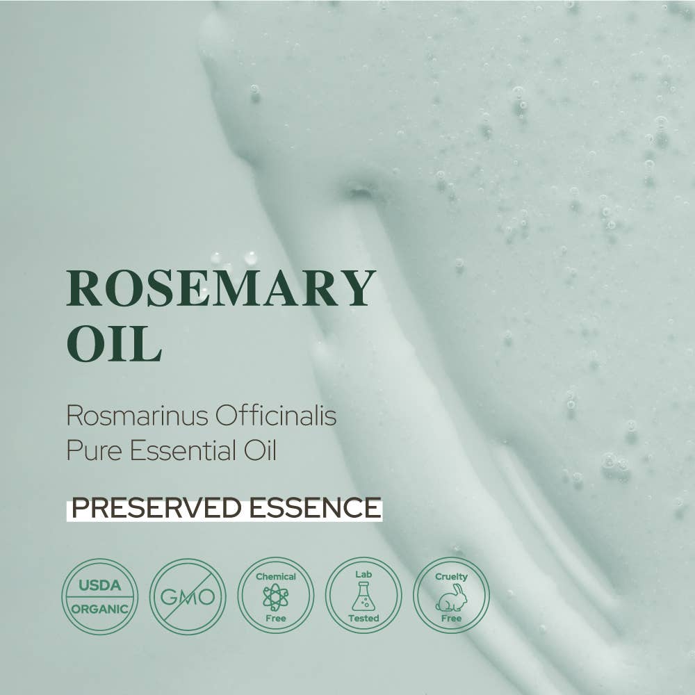 Rosemary Essential Oil for Aromatherapy Hair, Skin, & Nails - Curated Joy | Natural Home