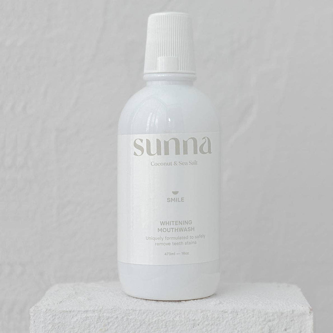 Sunna Smile Coconut Sea Salt Mouthwash 473mL - Curated Joy | Natural Home