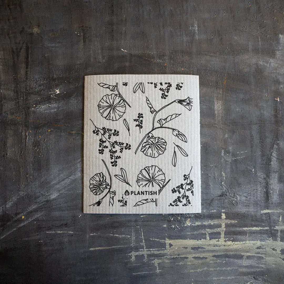 Swedish Sponge Cloths | Healing Herbs - Set of 3 - Curated Joy | Natural Home