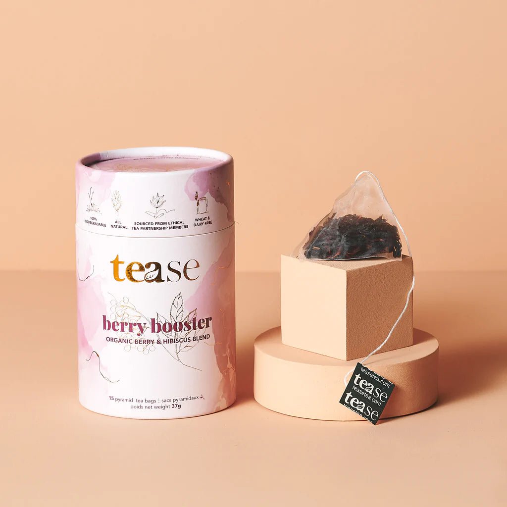 Tea - Berry Booster| Herbal | Biodegradable Tea Bag - Curated Joy | Natural Home