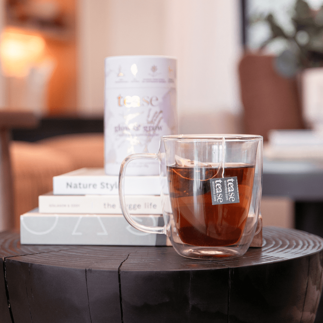 TEASE TEA | Glow & Grow Herbal Tea Blend | Beauty Hair Nail and Skin - Curated Joy | Natural Home