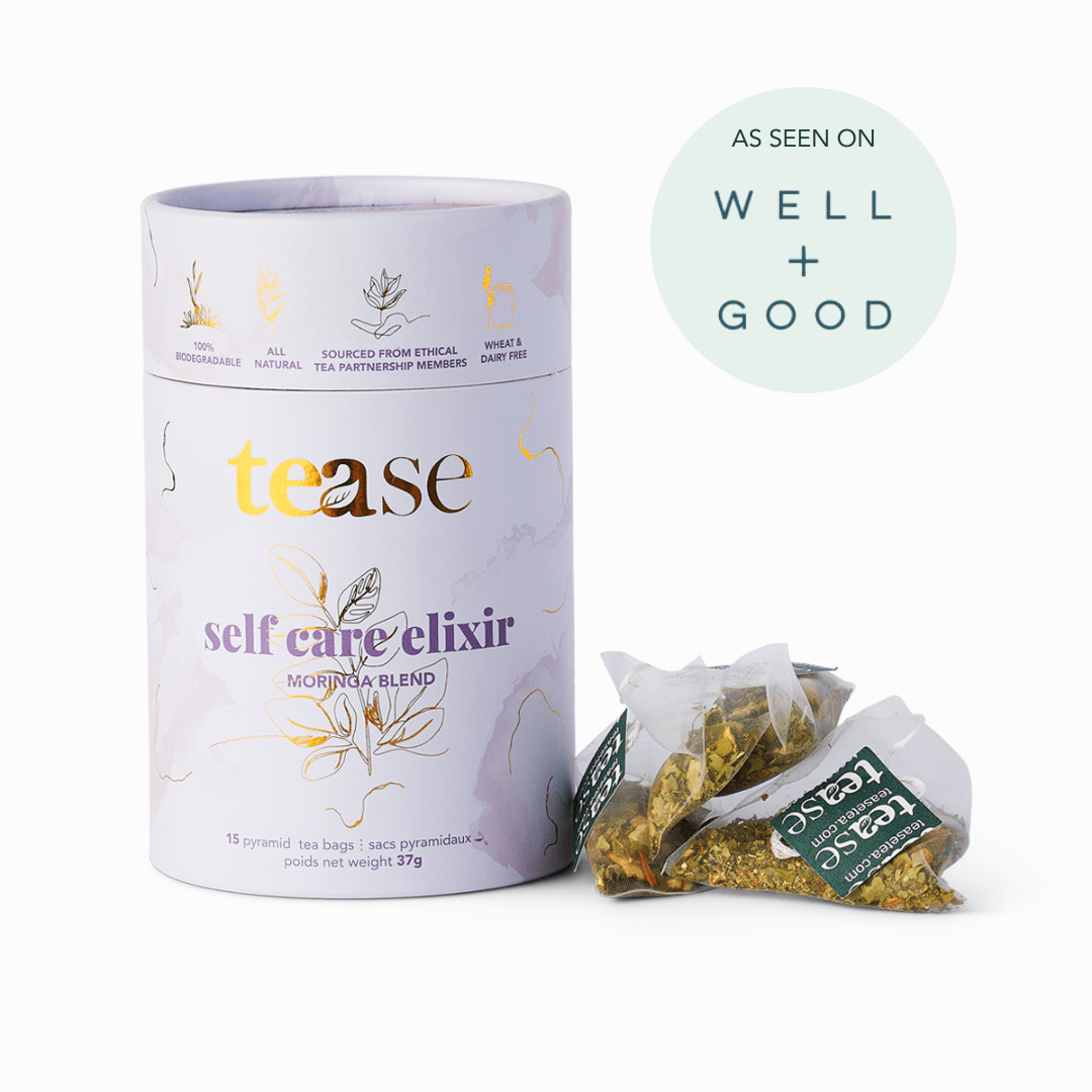 TEASE TEA | Self Care Elixir Moringa Adaptogenic Superfood Blend - Curated Joy | Natural Home