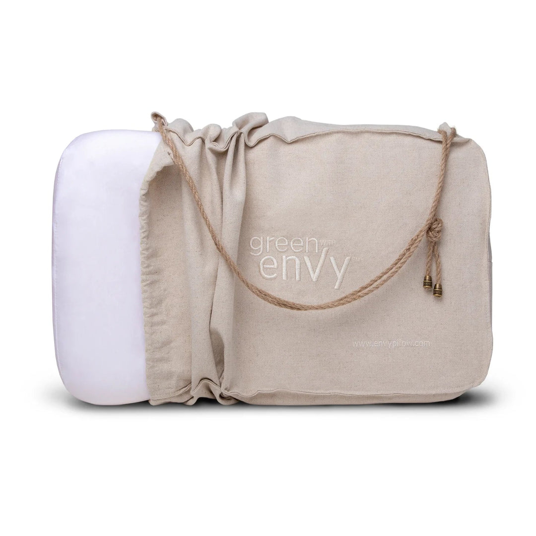 The enVy® COPPER + Botanical TENCEL™ Beauty Sleep Pillow - 100% Natural Latex Pillow with COPPER infused TENCEL™ Pillowcase - Curated Joy | Natural Home