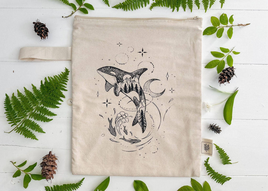 Wet Bag / Orca / Waterproof Bag - Curated Joy | Natural Home