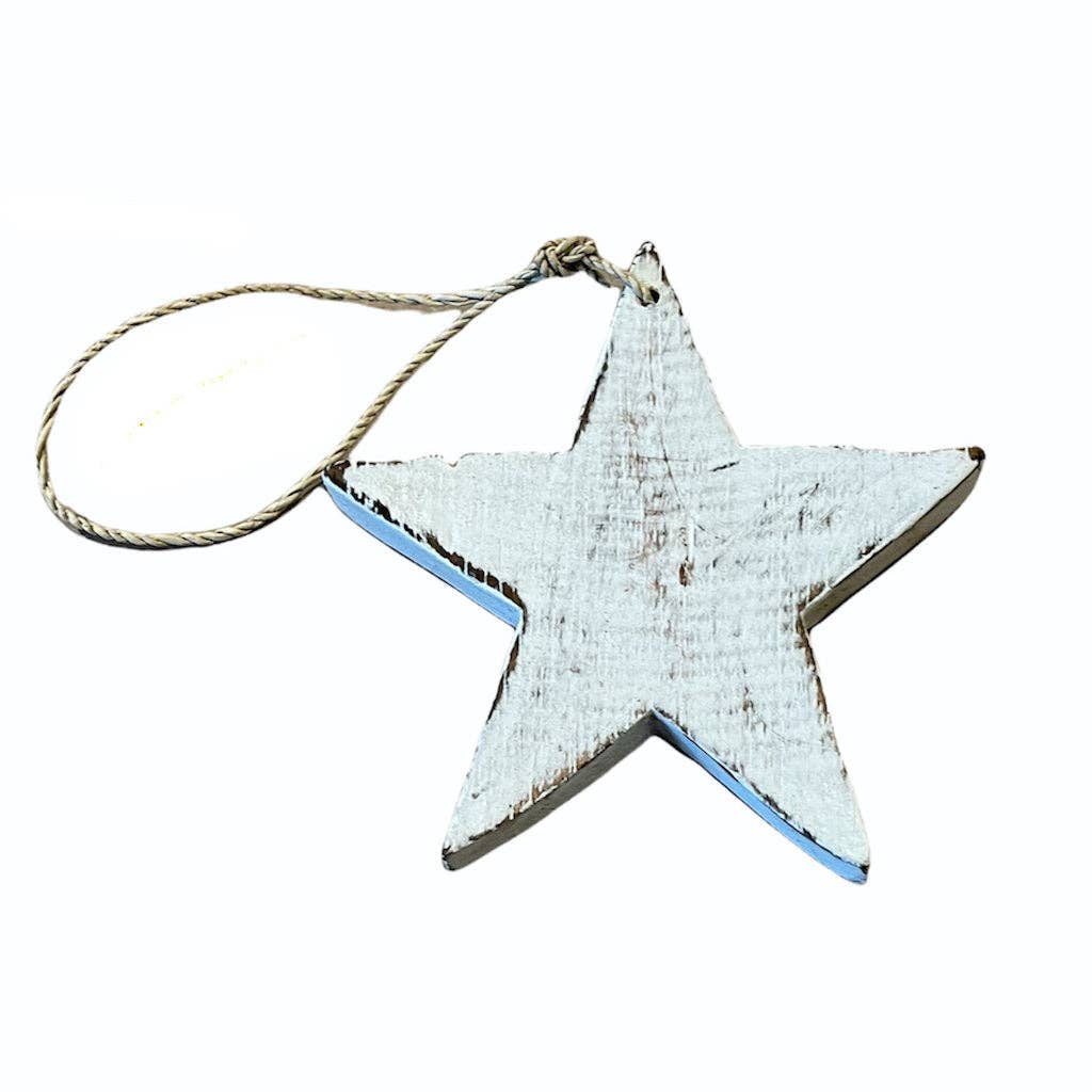 Wooden Hanging Star Ornament - Curated Joy | Natural Home
