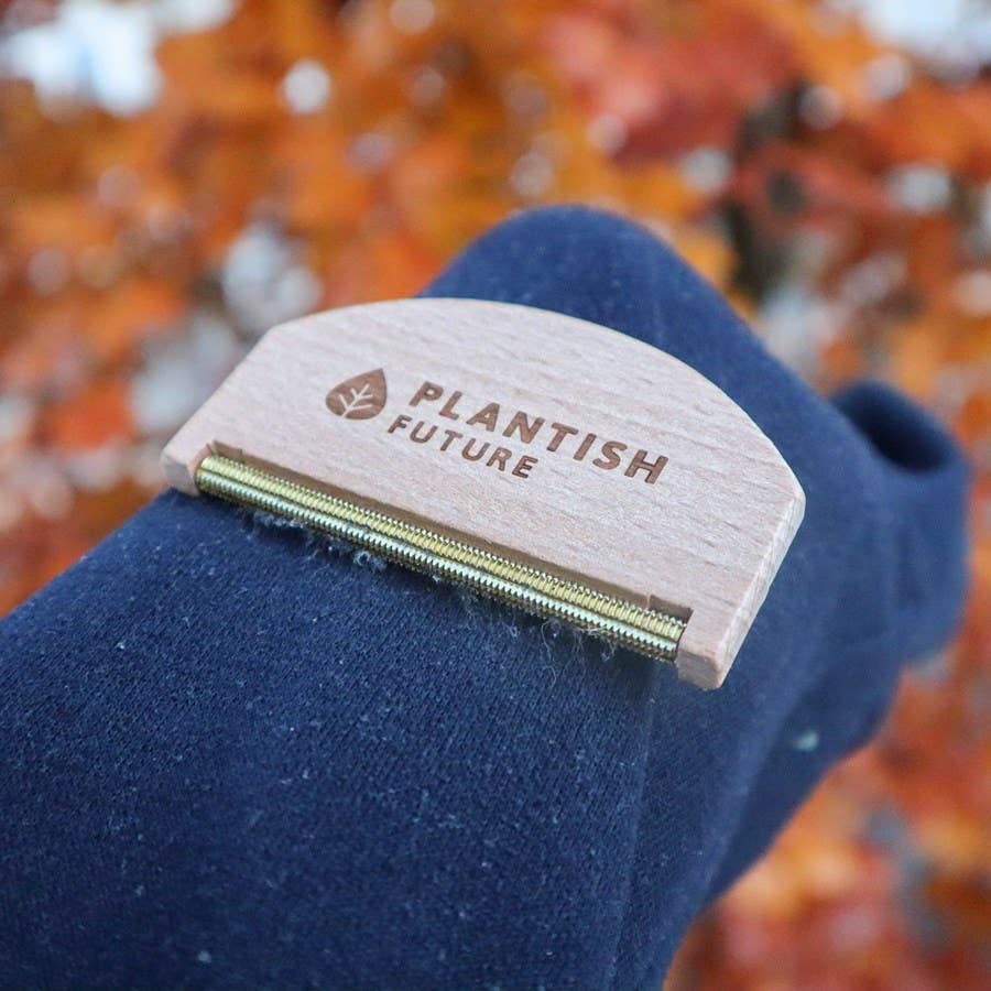 Wooden Lint Remover - Curated Joy | Natural Home