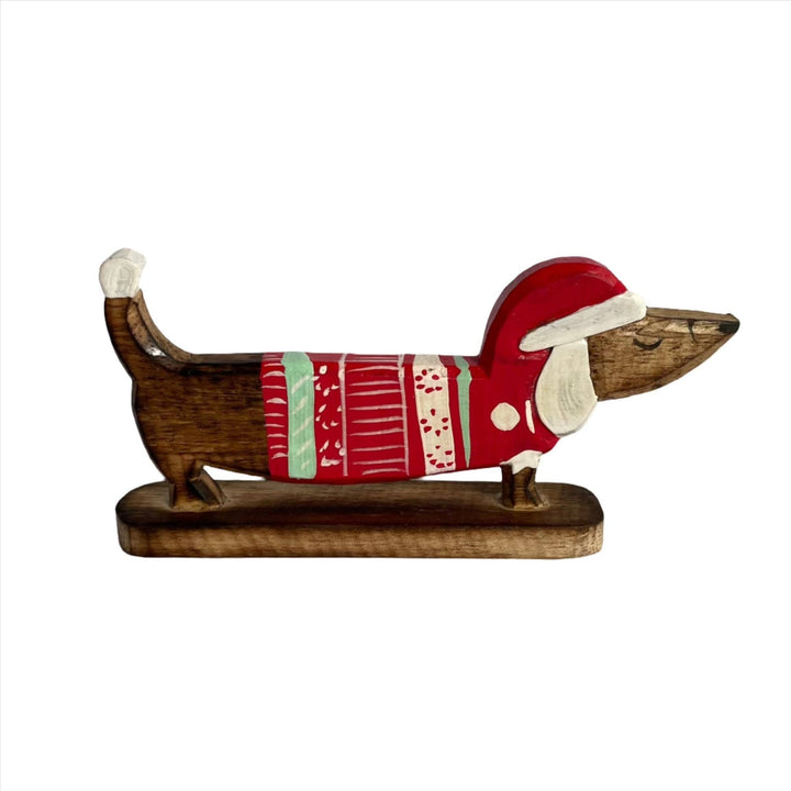 Wooden Sausage Dog | Handmade | Fair Trade - Curated Joy | Natural Home
