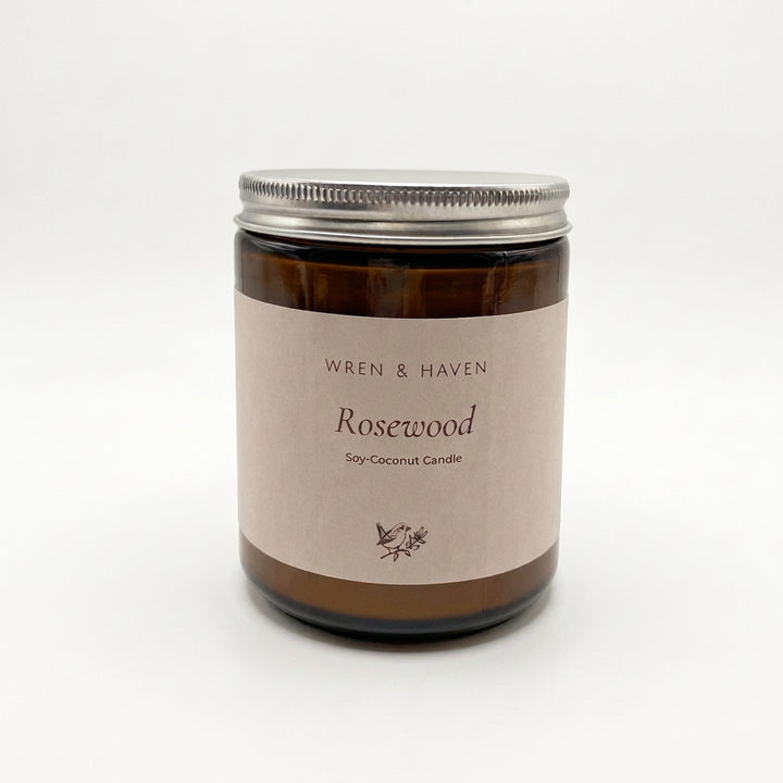 Wren &amp; Haven Candle | Rosewood 8 oz