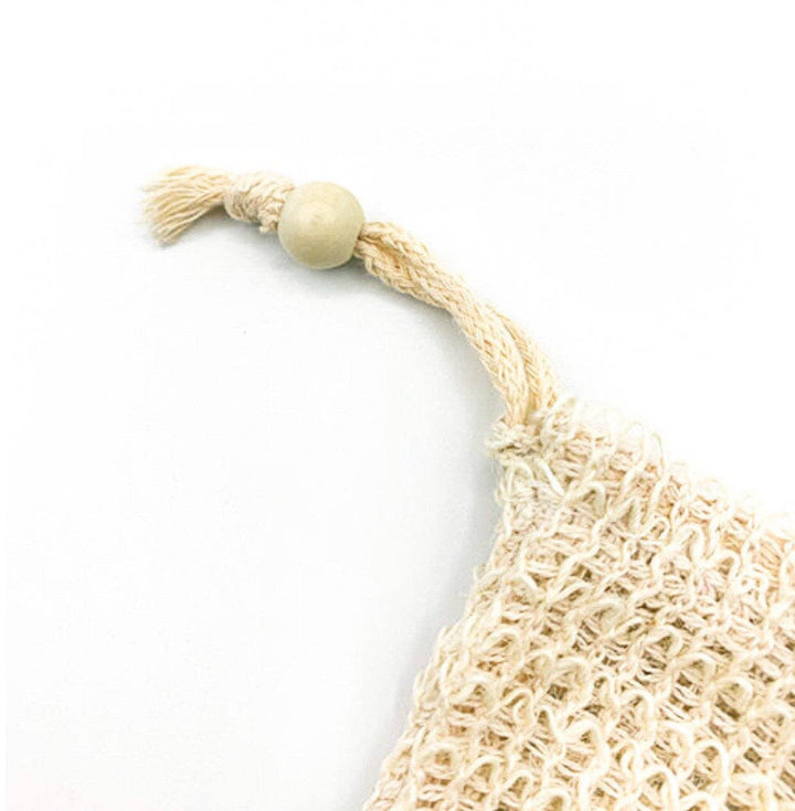 Zero Waste Organic Sisal Soap Bag - Curated Joy | Natural Home