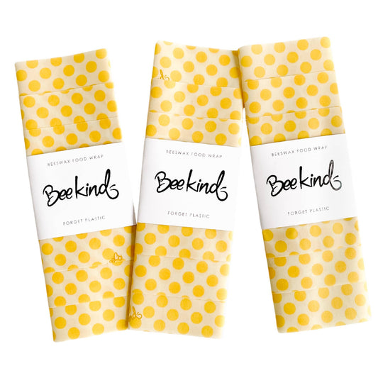 Sunflower Beeswax Wraps - Set of 3